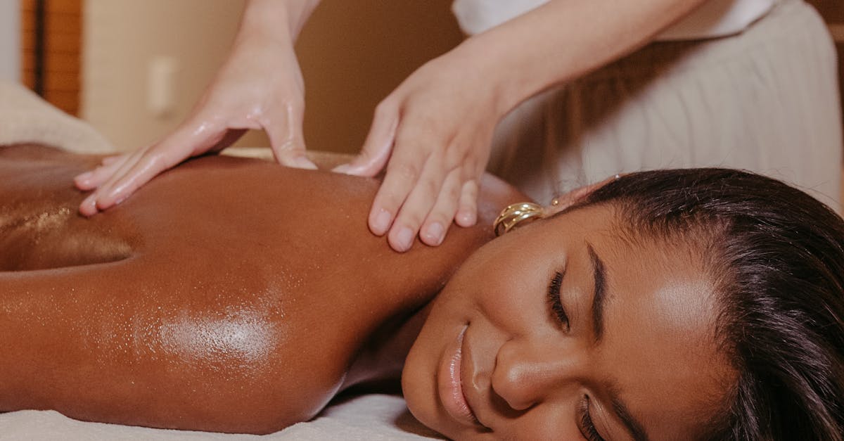 What happens if a male client gets excited during a massage?